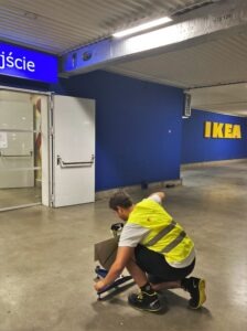 IKEA ptv pomiar wahadłem brytyjskim